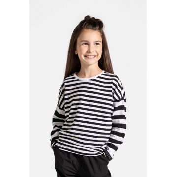 Coccodrillo longsleeve copii culoarea alb, CARTOONS GIRL JUNIOR