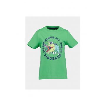 Tricou baieti - 303572068 - Verde - Bumbac