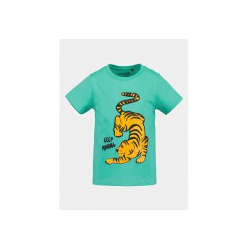 Tricou baieti - 303573683 - Verde - Bumbac