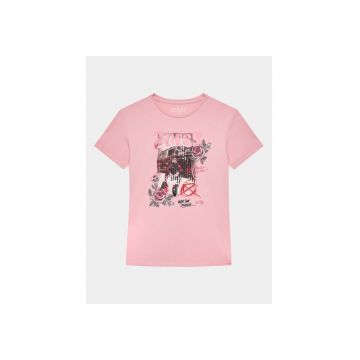 Tricou copii - 959785 - Roz - Bumbac