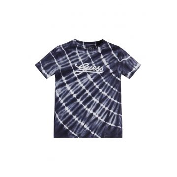 Tricou de bumbac cu model tie-dye