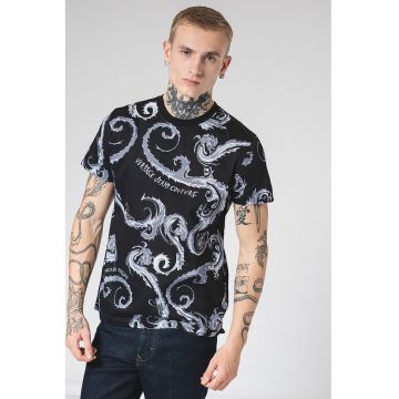 Tricou din bumbac cu model grafic