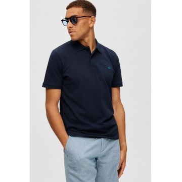 Tricou polo regular fit de bumbac organic Dante