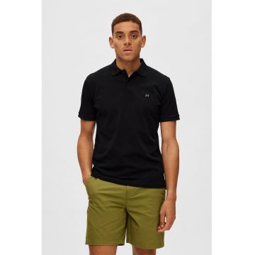 Tricou polo regular fit de bumbac organic Dante