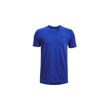 Tricou cu logo pe piept - pentru fitness Sportstyle