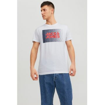 Tricou din bumbac organic cu decolteu la baza gatului Corp