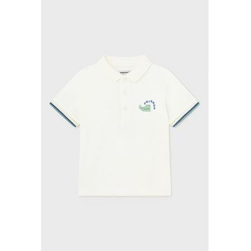 Tricou polo cu imprimeu grafic