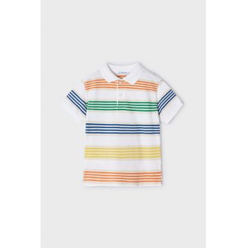 Tricou polo cu model in dungi