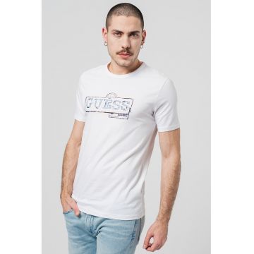 Tricou slim fit cu logo