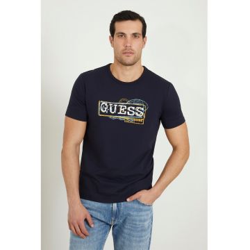 Tricou slim fit cu logo