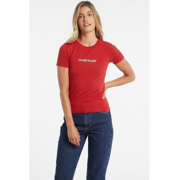 Tricou slim fit cu logo