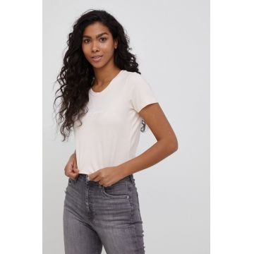 Pepe Jeans tricou New Virginia Ss N femei, culoarea roz