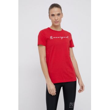 Rossignol Tricou din bumbac culoarea rosu