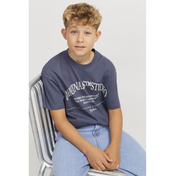 Tricou de bumbac cu model text