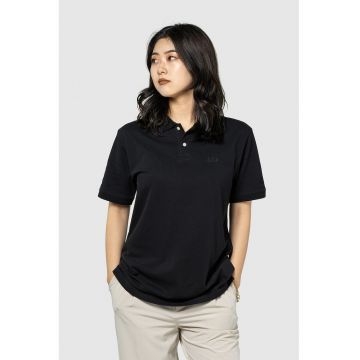 Tricou polo cu broderie logo discreta