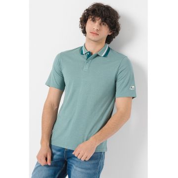 Tricou polo regular fit din amestec de bumbac