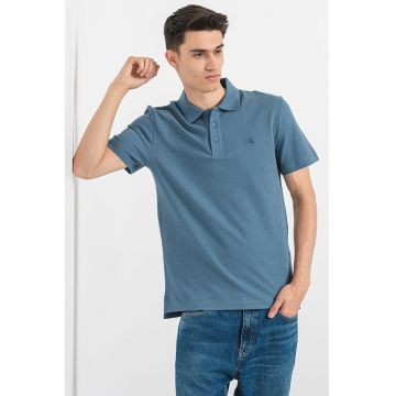 Tricou polo texturat