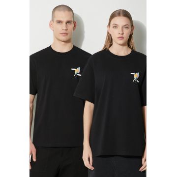 Filling Pieces tricou din bumbac culoarea negru, cu imprimeu 74434021861