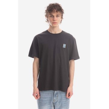 Filling Pieces tricou din bumbac Tee Lux culoarea maro, uni 88113731268-BROWN