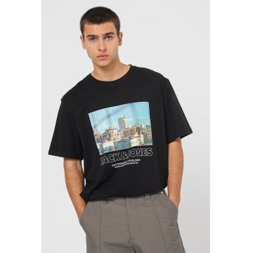 Tricou cu imprimeu foto si logo Portland