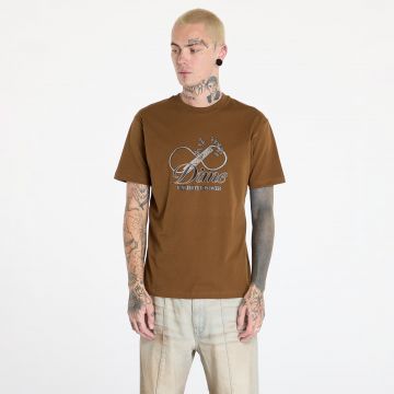 Tricou DIME Cursive Power T-Shirt UNISEX Dark Brown