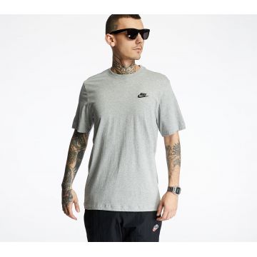 Tricou Nike Sportswear Club Tee Dk Grey Heather/ Black