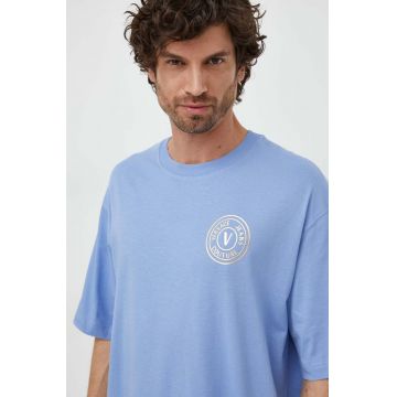 Versace Jeans Couture tricou din bumbac barbati, cu imprimeu