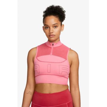 Top crop cu tehnologie Dri Fit pentru alergare