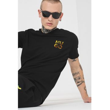 Tricou cu logo cu irizatii