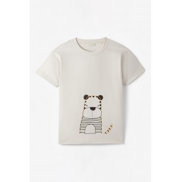 Tricou de bumbac cu imprimeu grafic