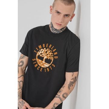 Tricou de bumbac cu logo