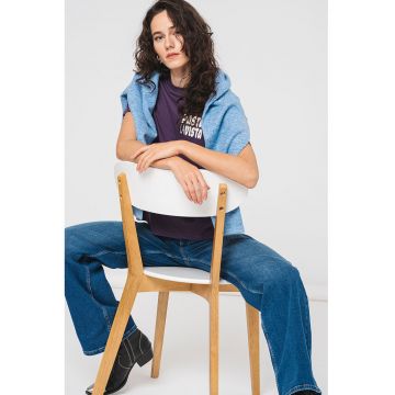 Tricou din bumbac organic cu imprimeu Pukka