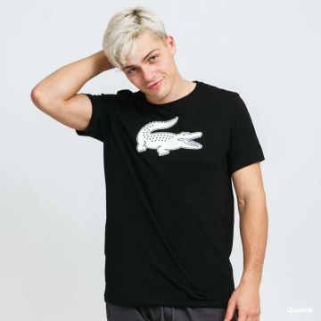 Tricou LACOSTE Print Crocodile Tee Black