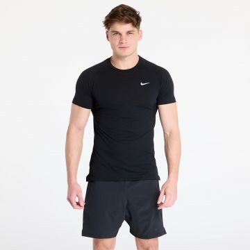 Tricou Nike Flex Rep Men's Dri-FIT Short-Sleeve Fitness Top Black/ White