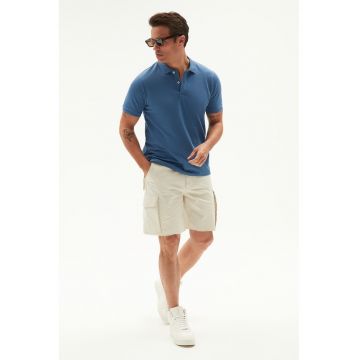 Tricou polo cu model uni