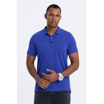 Tricou polo uni de bumbac