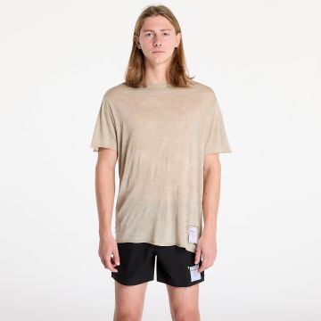 Tricou Satisfy CloudMerino T-Shirt UNISEX Sun Bleached Greige