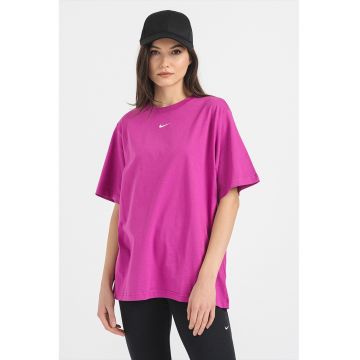 Tricou supradimensionat cu decolteu la baza gatului Sportswear Essential