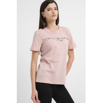 Tricou din bumbac cu imprimeu logo