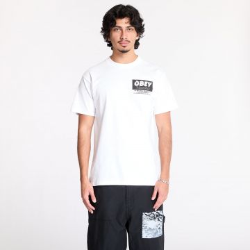 Tricou OBEY Obey Records T-Shirt White