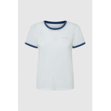 Tricou slim-fit cu logo