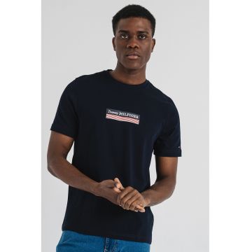 Tricou de bumbac cu imprimeu logo