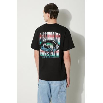 Billionaire Boys Club tricou din bumbac Big Catch barbati, culoarea negru, cu imprimeu, B24246