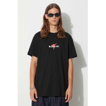 Maharishi tricou din bumbac Invisible Warrior T-Shirt culoarea negru, cu imprimeu, 1070