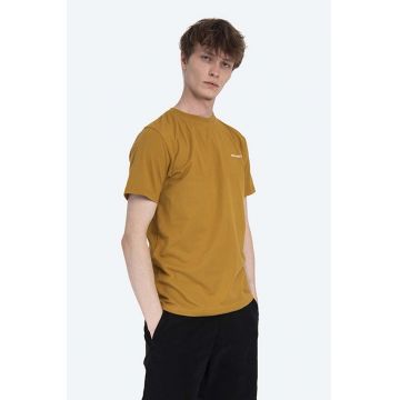 Norse Projects tricou din bumbac culoarea galben, uni N01.0546.3035-3035