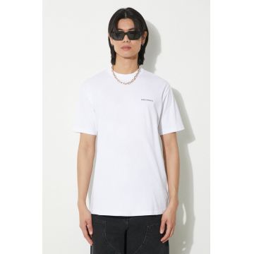 Norse Projects tricou din bumbac Johannes barbati, culoarea alb, cu imprimeu, N01.0606.0001