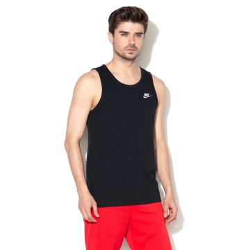 Top cu broderie logo pe piept Sportswear