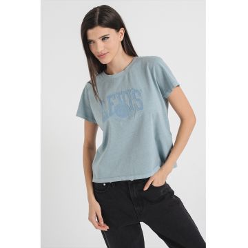 Tricou de bumbac cu imprimeu logo