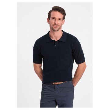 Tricou polo din material pique -