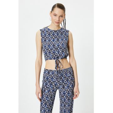 Top crop cu model geometric